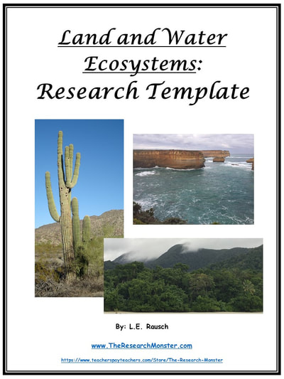 research land ecosystems and  water ecosystems